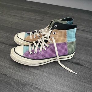 Patchwork Chuck Taylor Converse Women 9.5/Men 7.5